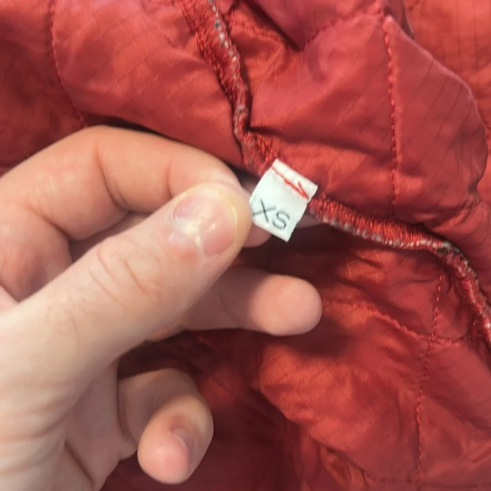 Golden Goose Nylon Quilted MA1 Military Jacket Red - Picture 4 of 4